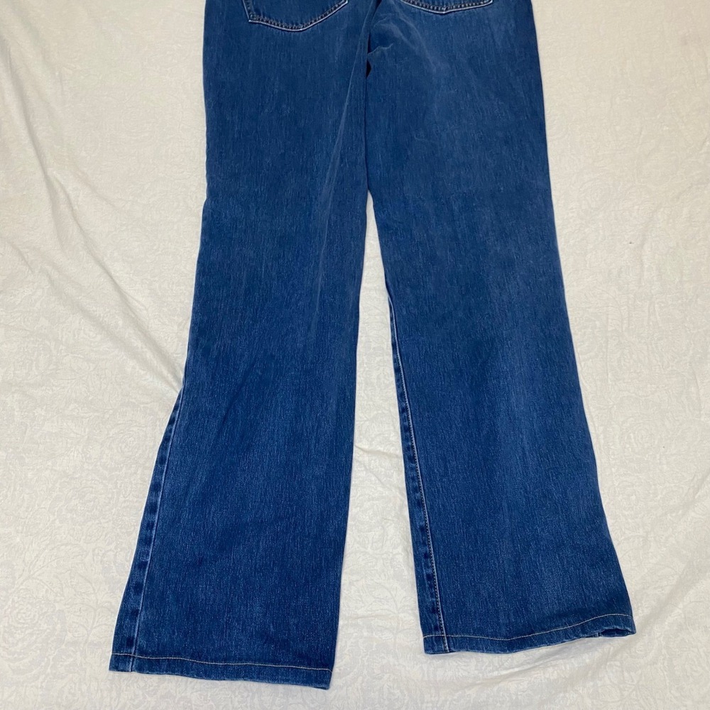 Faconnable Men's Straight Leg Blue Jeans 38L Cotton Made in Macau Design France - Picture 5 of 10